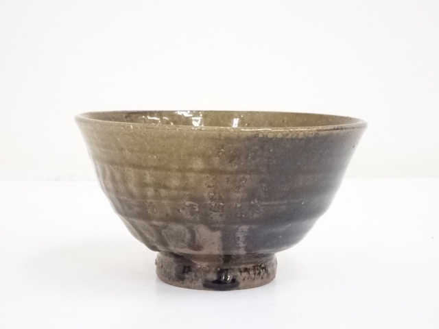 JAPANESE TEA CEREMONY / CHAWAN(TEA BOWL) / ASH GLAZE / ARTISAN WORK